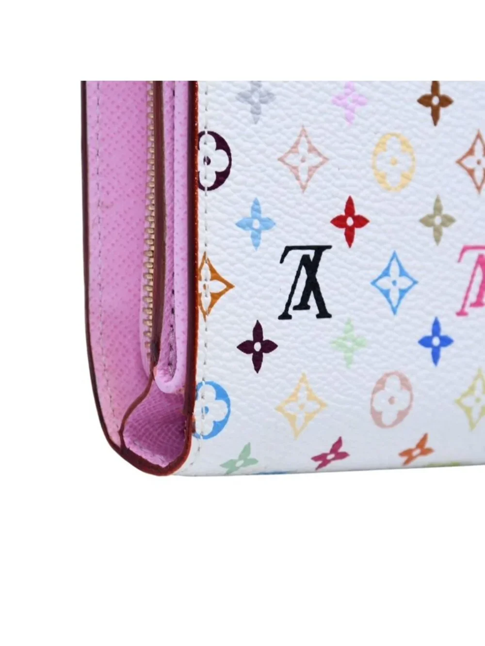 Louis Vuitton Portefeuille Koala Trifold Wallet Monogram Multicolor White